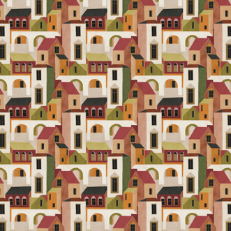 Santiago, Cactus - Fabric Only